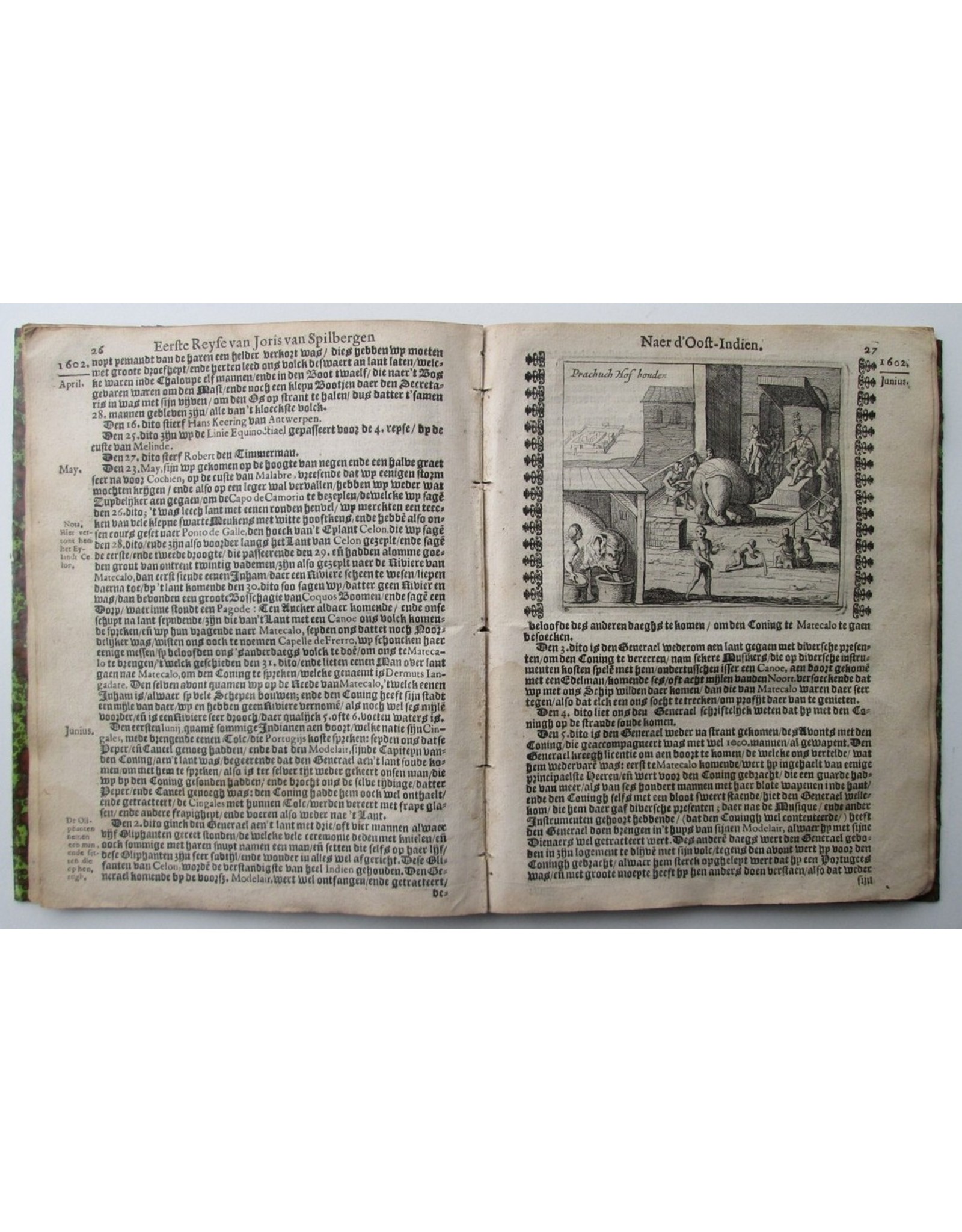 Historis Journael van de Voyagie Gedaen met 3 Schepen uyt Zeelandt naer d'Oost-Indien, Onder 't beleydt van Commandeur Joris van Spilberghen, sijn eerste reyse, inde Jaren 1601, 1602, 1603, 1604 [...] Beschrijvinge van het Eylandt JAVA