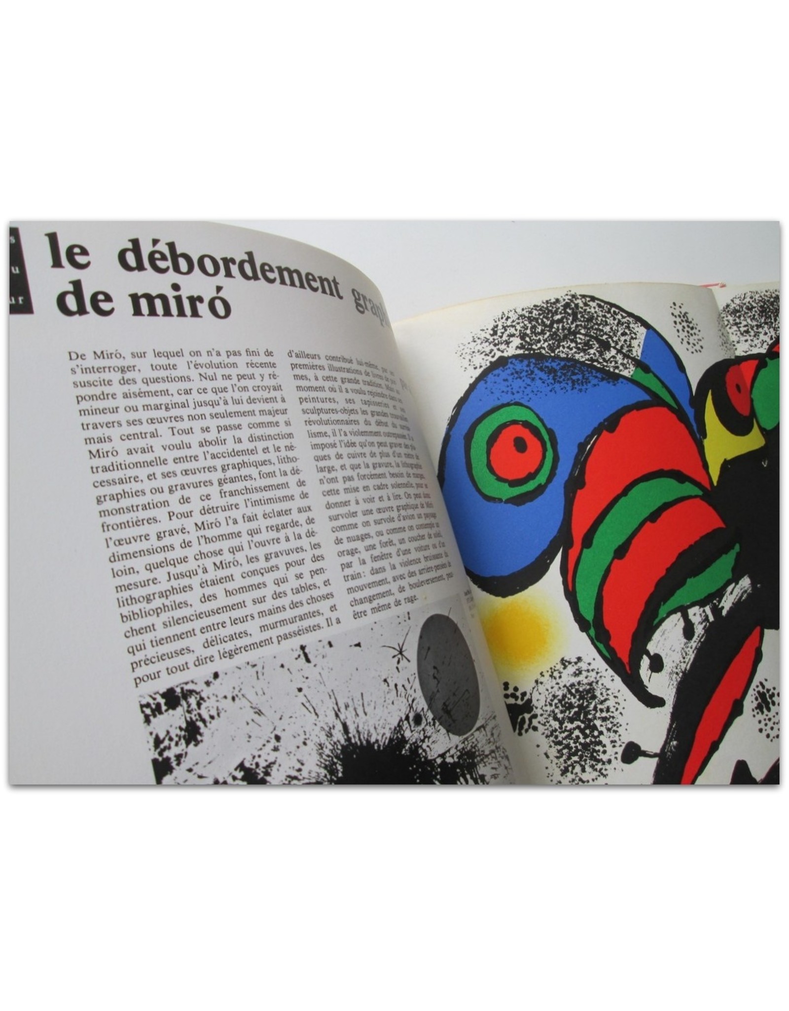 Alain Jouffroy - XXe siècle Numéro 47 Décembre 1976. Une lithographie originale de Joan Miró