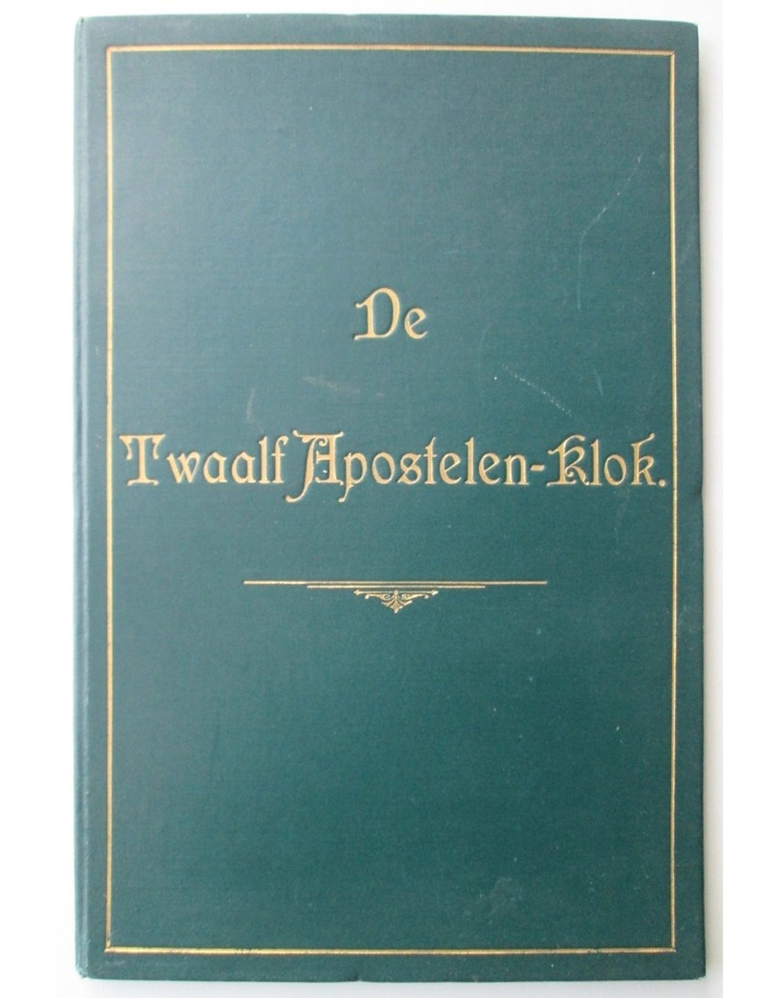 De Twaalf Apostelen-Klok tentoongesteld in de Afdeeling kunst-nijverheid van de Geldersche Tentoonstelling van Handel en Nijverheid op het Landgoed "Sonsbeek" te Arnhem van 1 Juni tot 1 October 1897