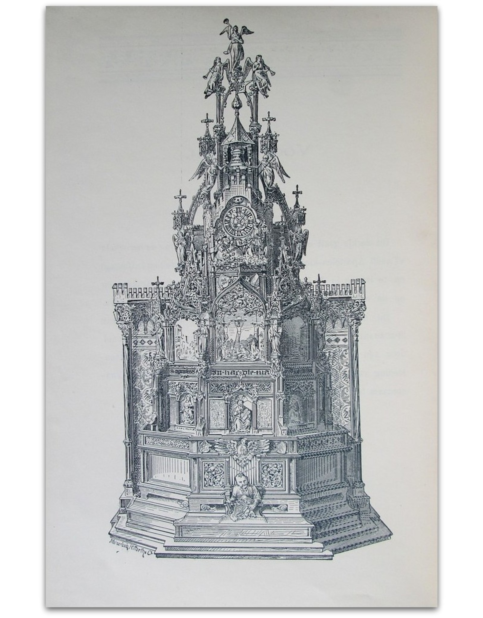 De Twaalf Apostelen-Klok tentoongesteld in [...] Arnhem van 1 Juni tot 1 October 1897