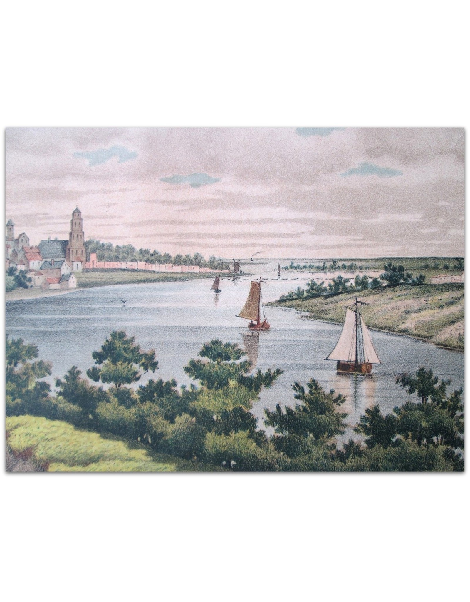 Samuel Lankhout - Gezicht op Arnhem / Vue d'Arnhem