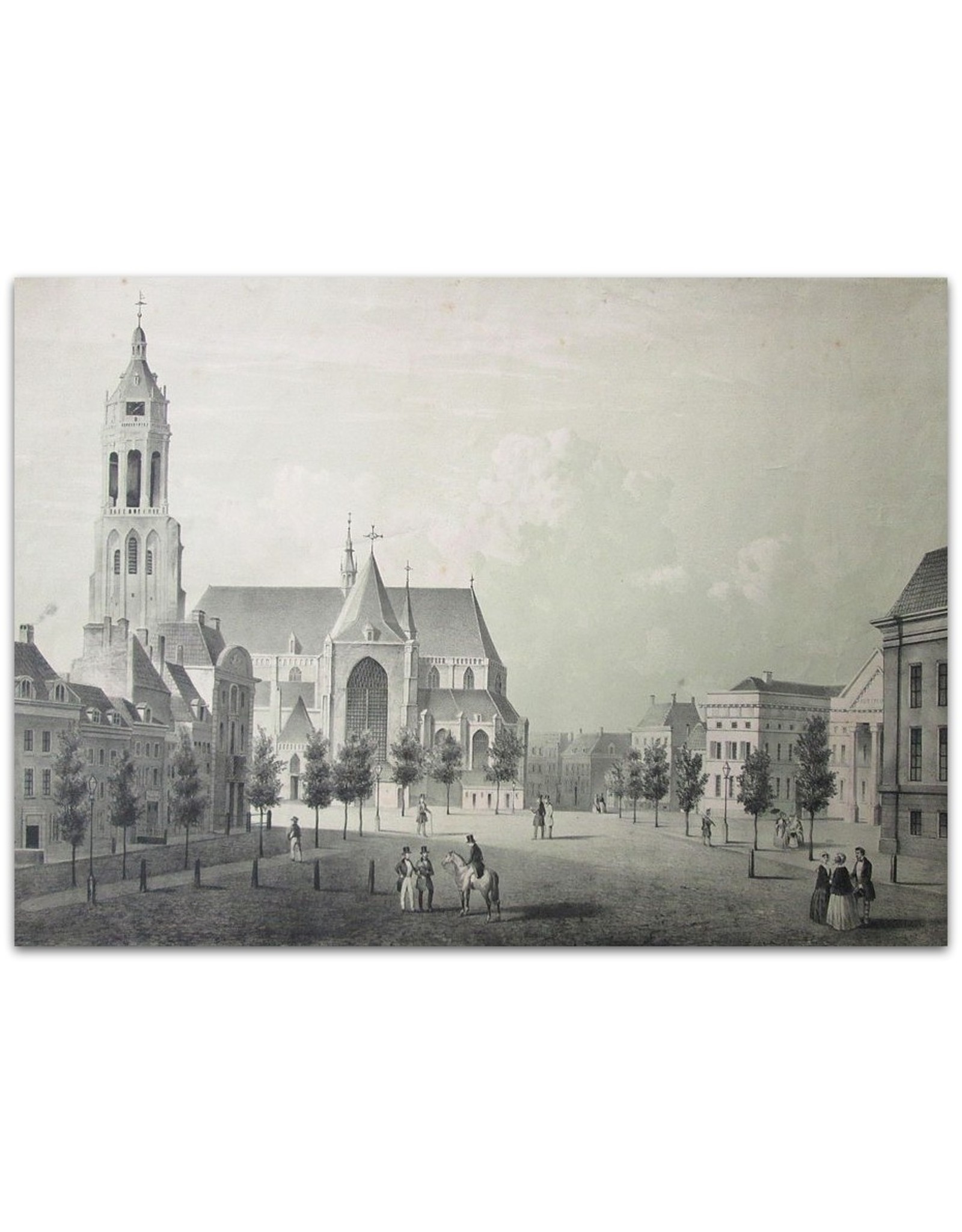 J.G. van Ginkel - Gezigt op de Groote Markt te Arnhem