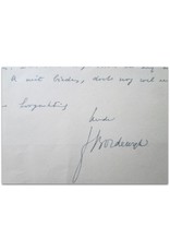 F. Bordewijk - Zeer geachte heer Bordewijk,  [Original handwritten letter A.L.S.]