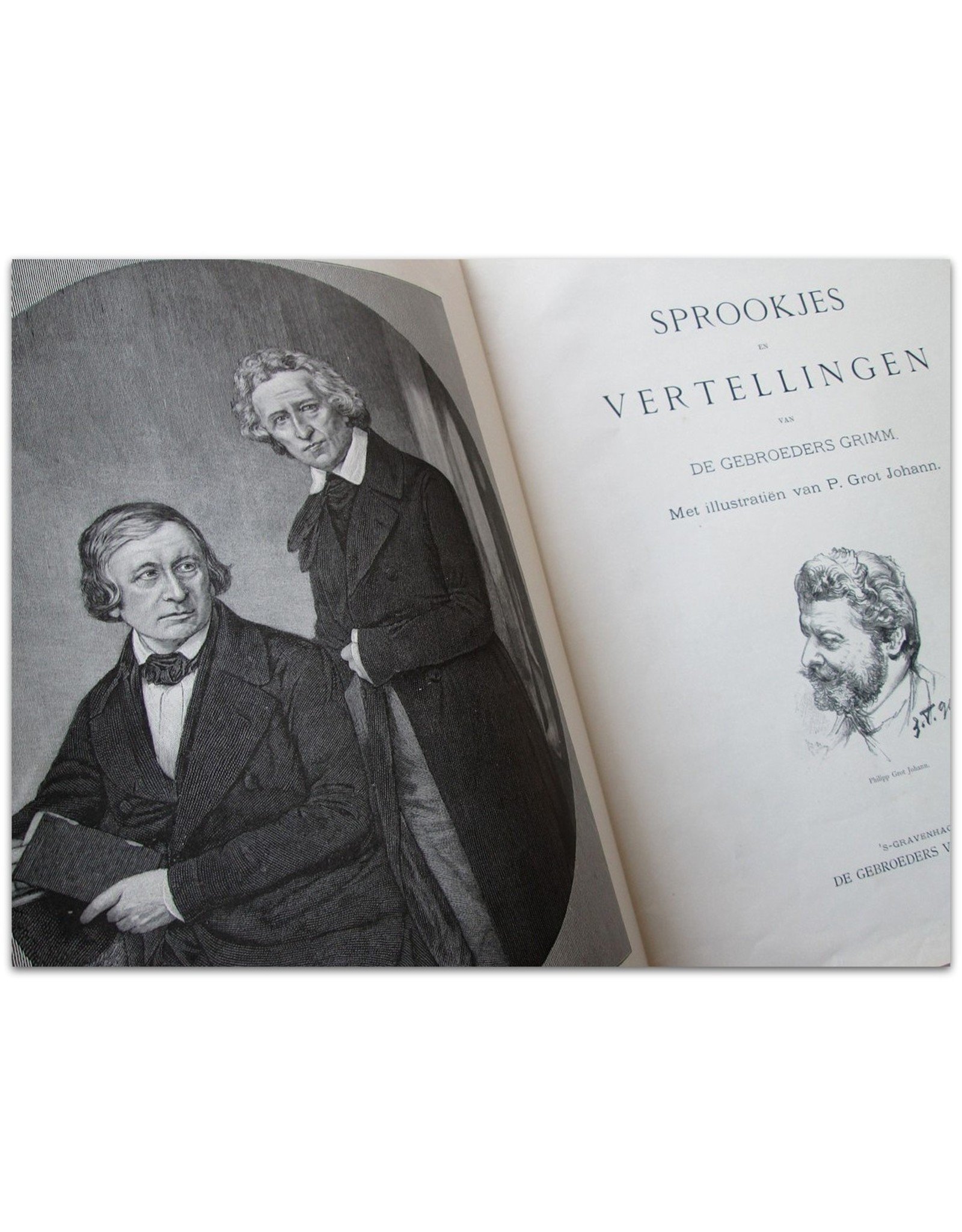 Gebroeders Grimm - Sprookjes en Vertellingen van de Gebroeders Grimm. Met illustratiën van P. Grot Johann