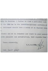 V.V. Nalimov - Dear Mr. Jacob, [Original letter in typescript + valuable extras]