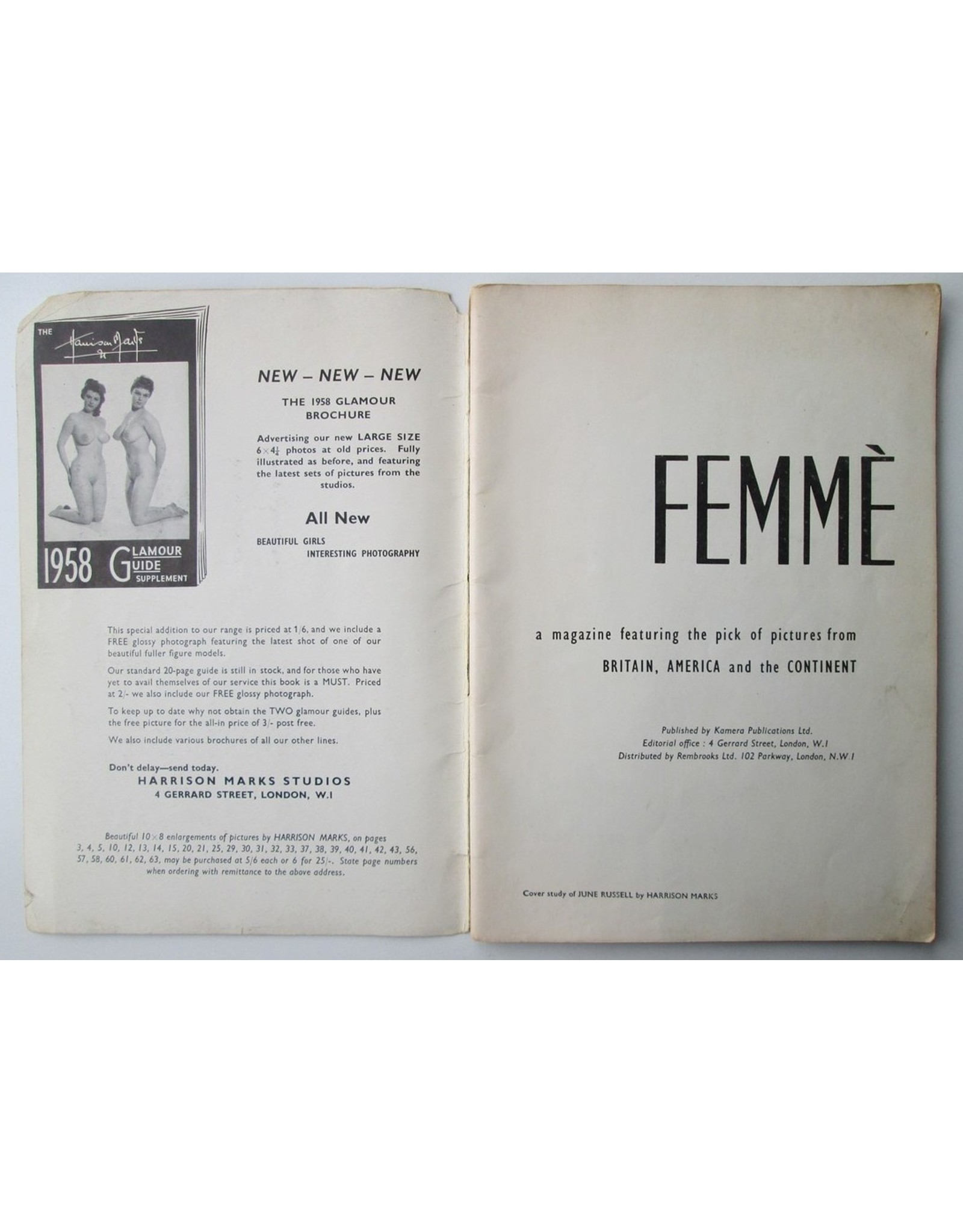 G. Harrison Marks - Femmè: A magazine featuring the pick of pictures from Britain, America and the Continent