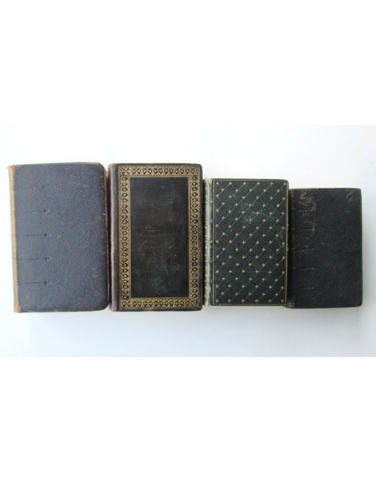 [Book bindings] Lot with 4 old French prayer books