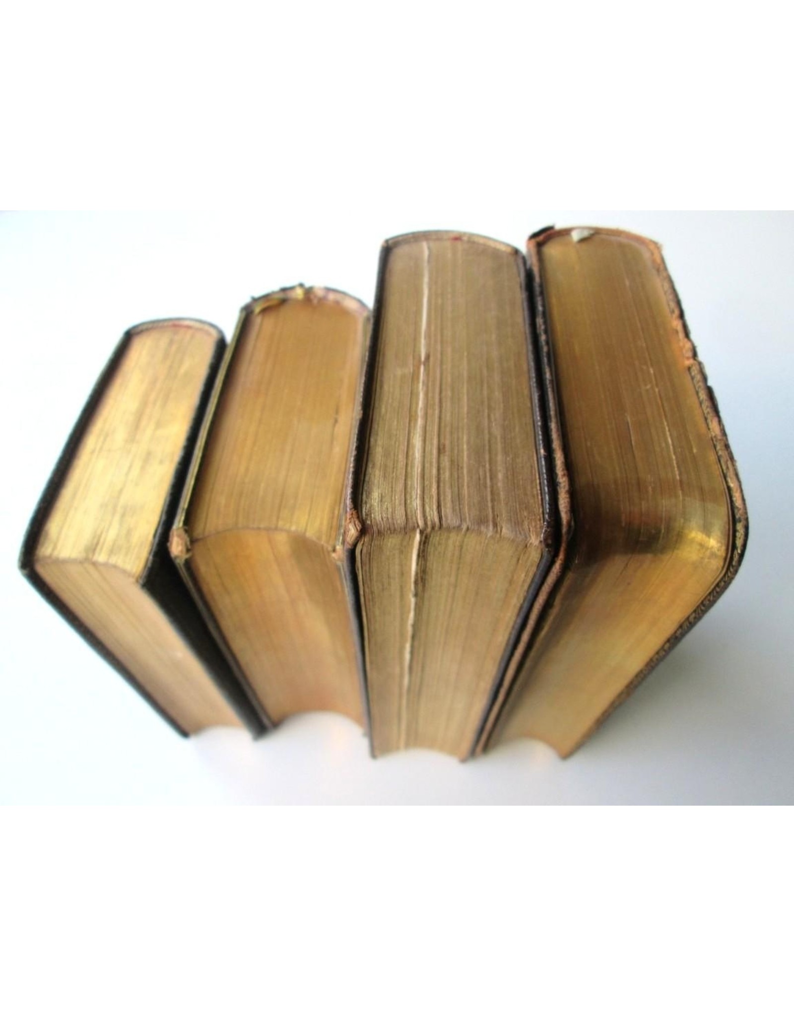 [Book bindings] Lot with 4 old French prayer books
