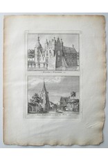 H. Spilman - t Kasteel te Boksmeer / 't Dorp Boksmeer in 't Land van Kuik 1741