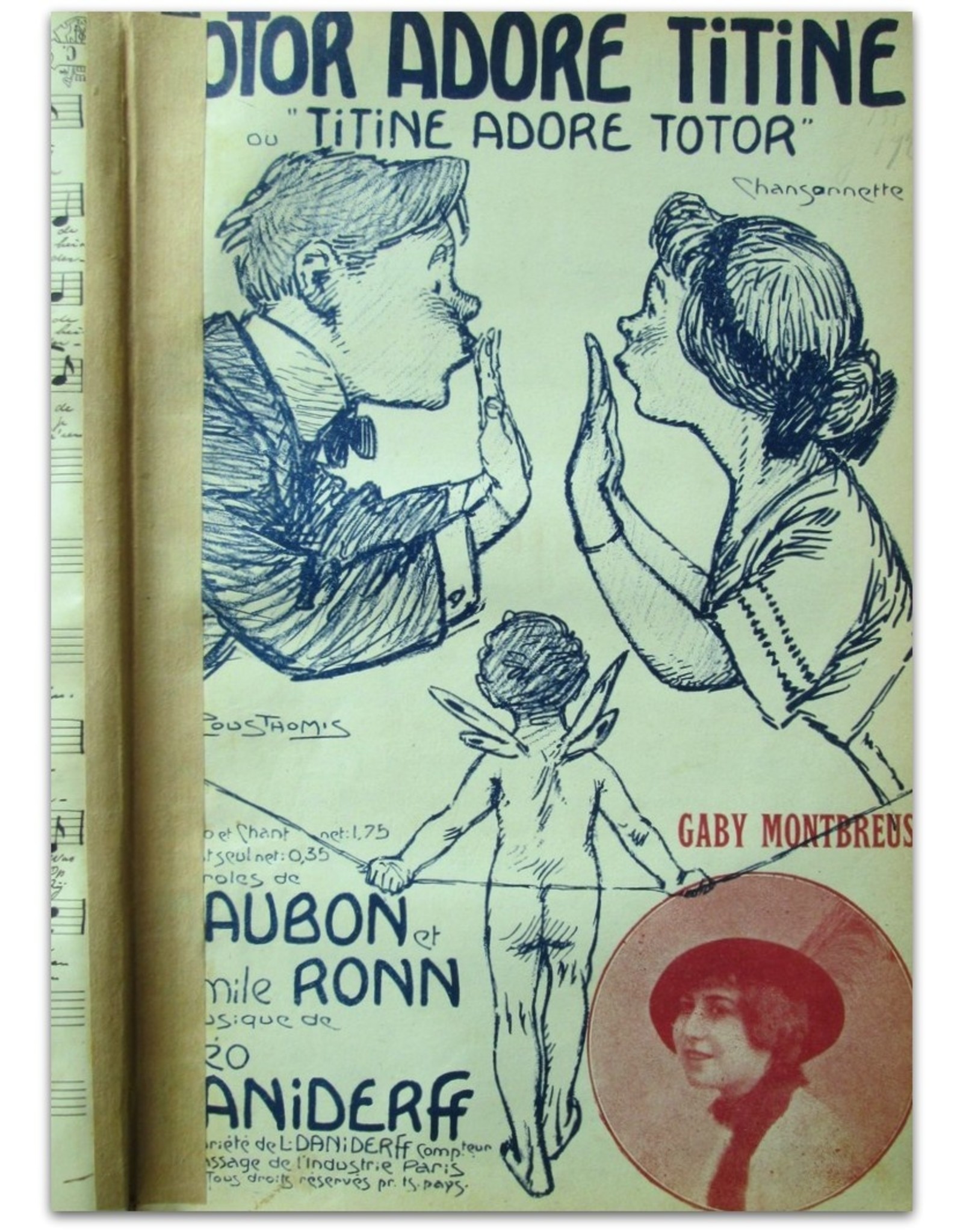 Harry Fragson - Si tu veux...Marguerite [Convolute with Art Nouveau sheet music of French Chansons]