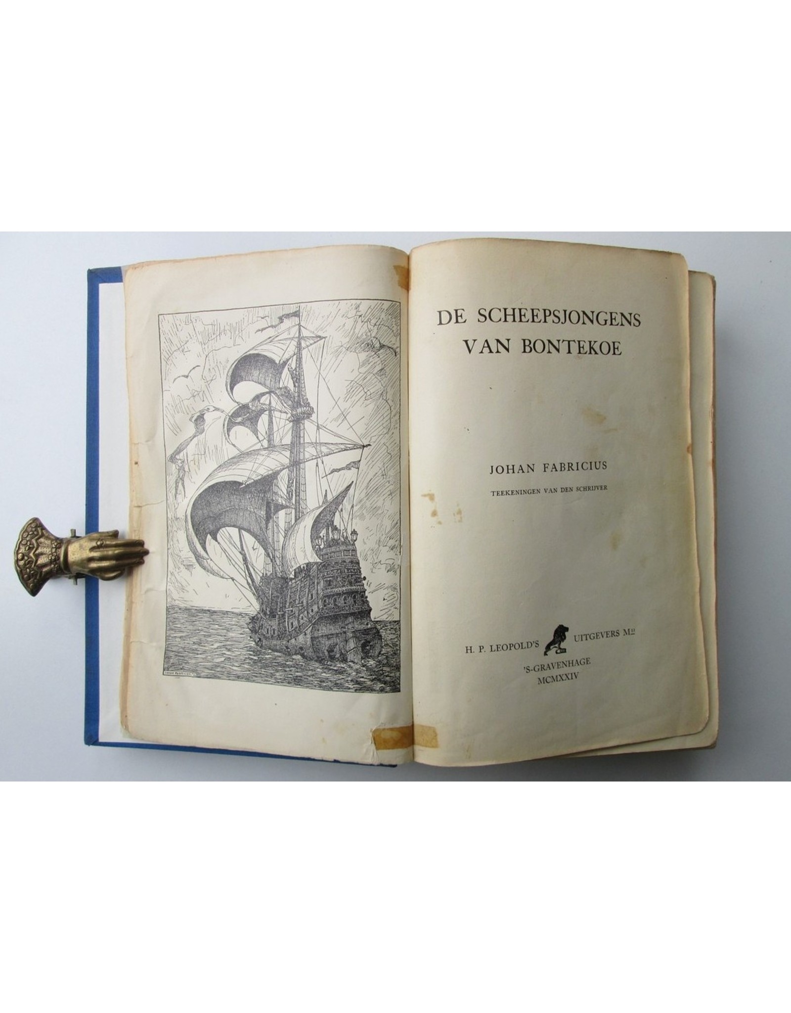 Johan Fabricius - De Scheepsjongens van Bontekoe [met] Teekeningen van den schrijver