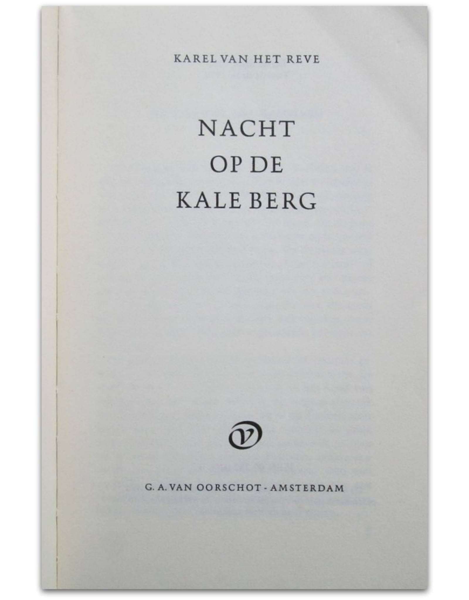 Karel van het Reve - Nacht op de kale berg