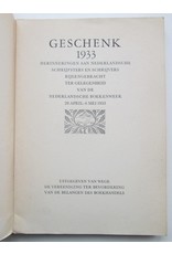 C.J. Kelk [ed.] - Geschenk 1933: Herinneringen aan Nederlandsche schrijfsters en schrijvers [due to] Nederlandsche Boekenweek 29 april-6 mei 1933