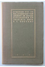 P.C. Boutens - Strofen uit de nalatenschap van Andries de Hoghe. Naar het handschrift uitgegeven