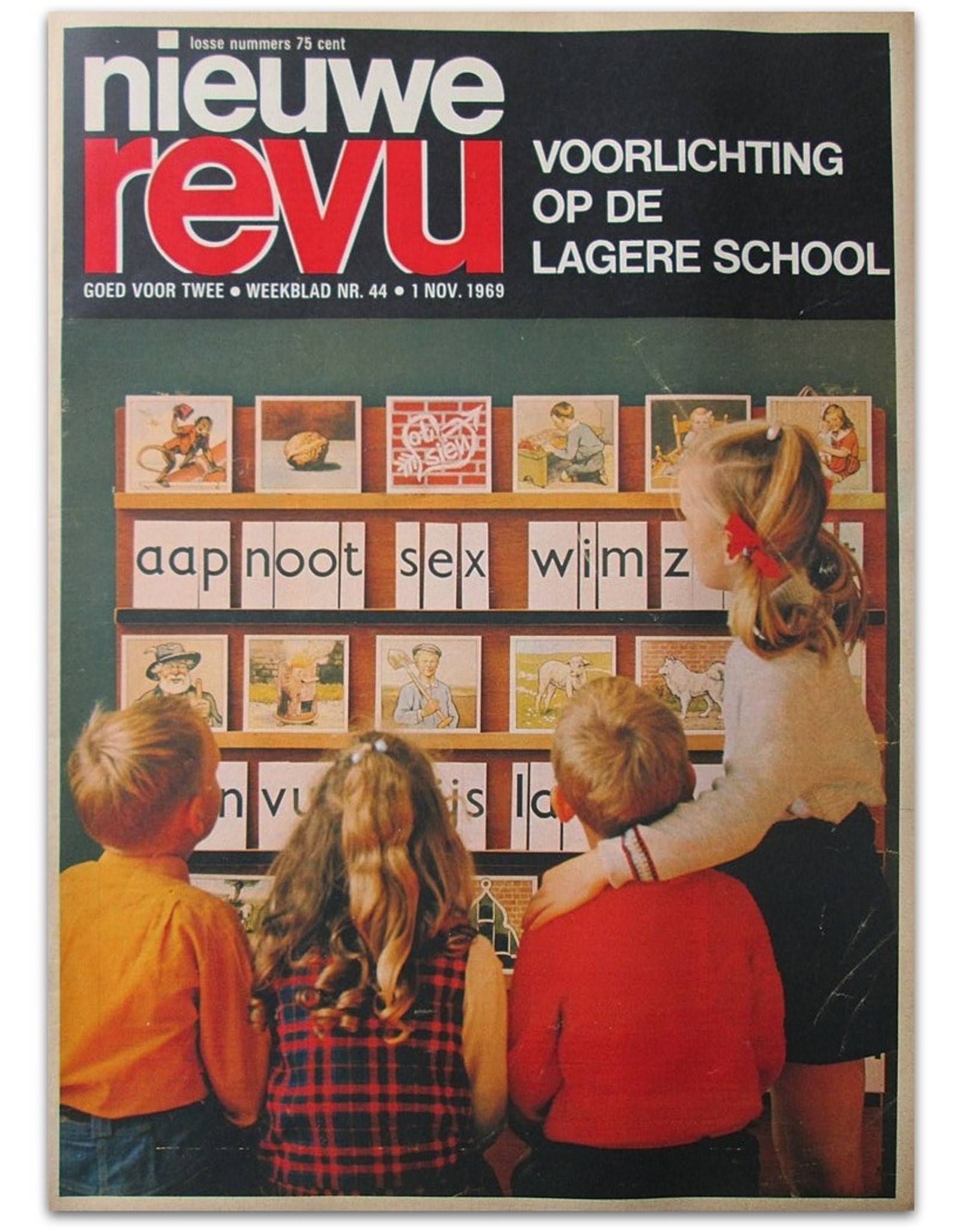 NIEUWE REVU - Weekblad Nr. 44: November 1969. [met o.a. Ajax poster en Prostitutie]