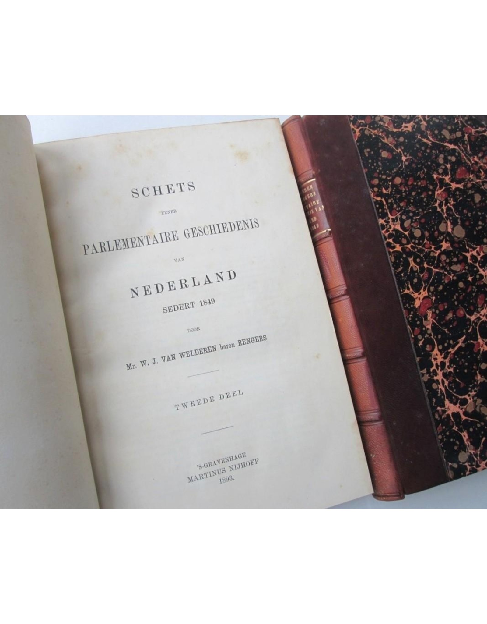 Schets eener parlementaire geschiedenis van Nederland sedert 1849 [Complete set van de eerste editie; Deel 1 en 2]