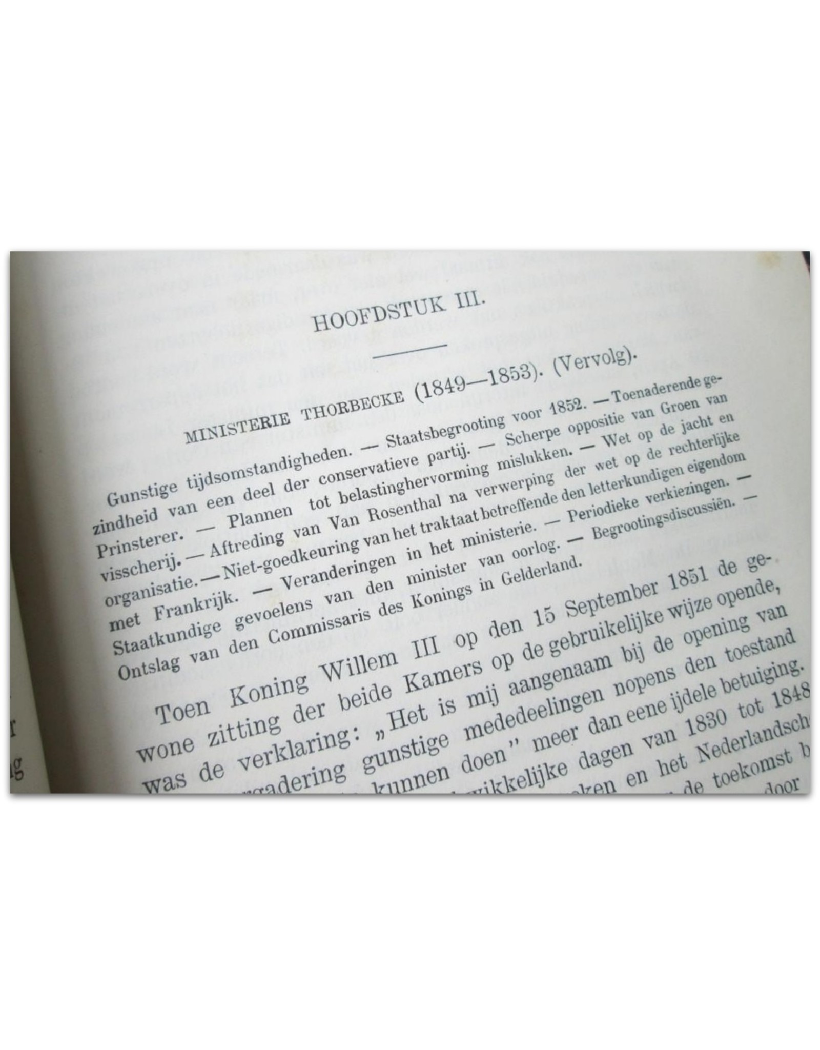 Schets eener parlementaire geschiedenis van Nederland sedert 1849 [Complete set van de eerste editie; Deel 1 en 2]