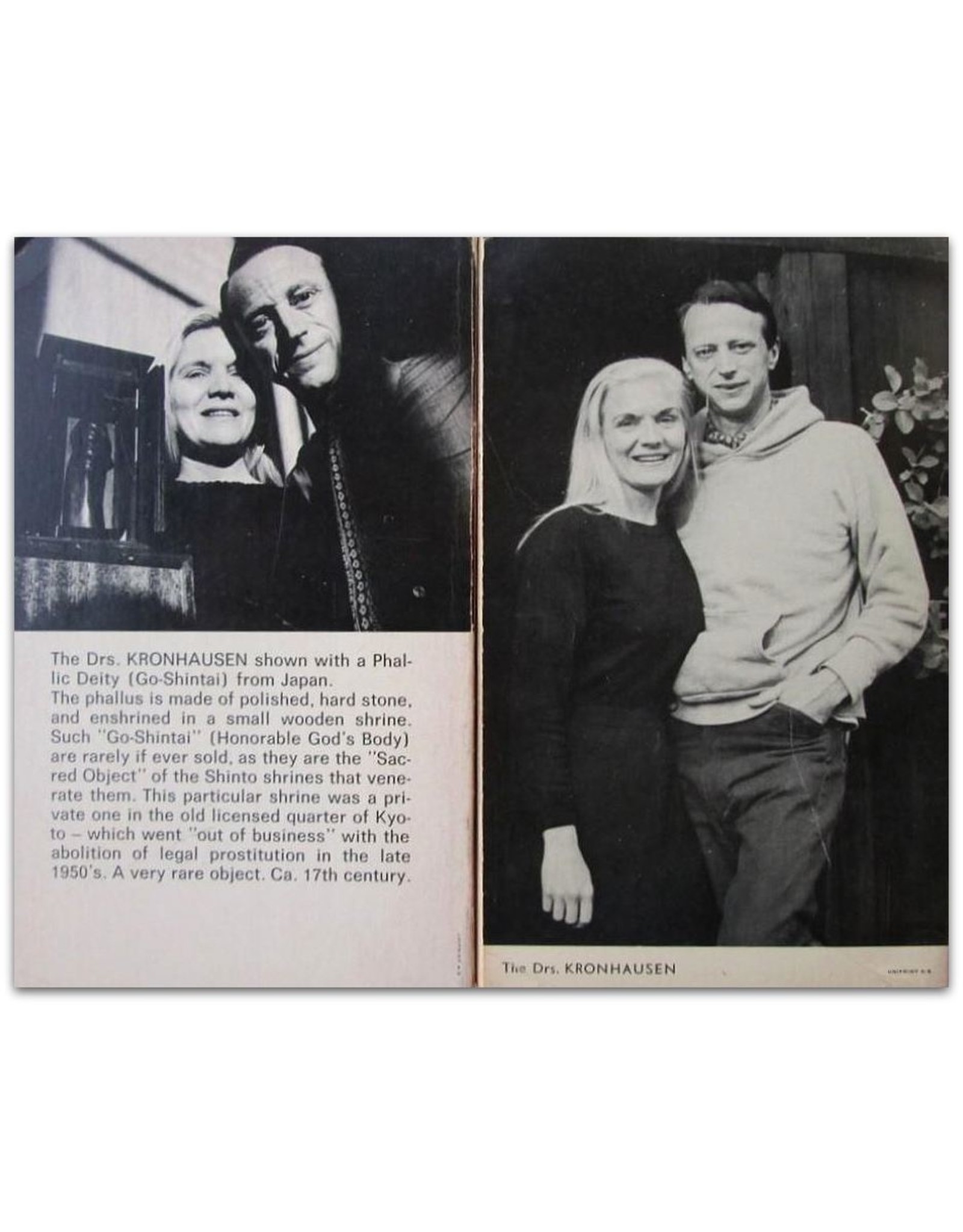 Phyllis & Eberhard Kronhausen [sst.] - The First [& 2nd] International Exhibition of Erotic Art: Lund's Konsthall, Sweden; Arhus Kunstmuseum, Denmark [1968] & Liljevalchs Konsthall, Stockholm