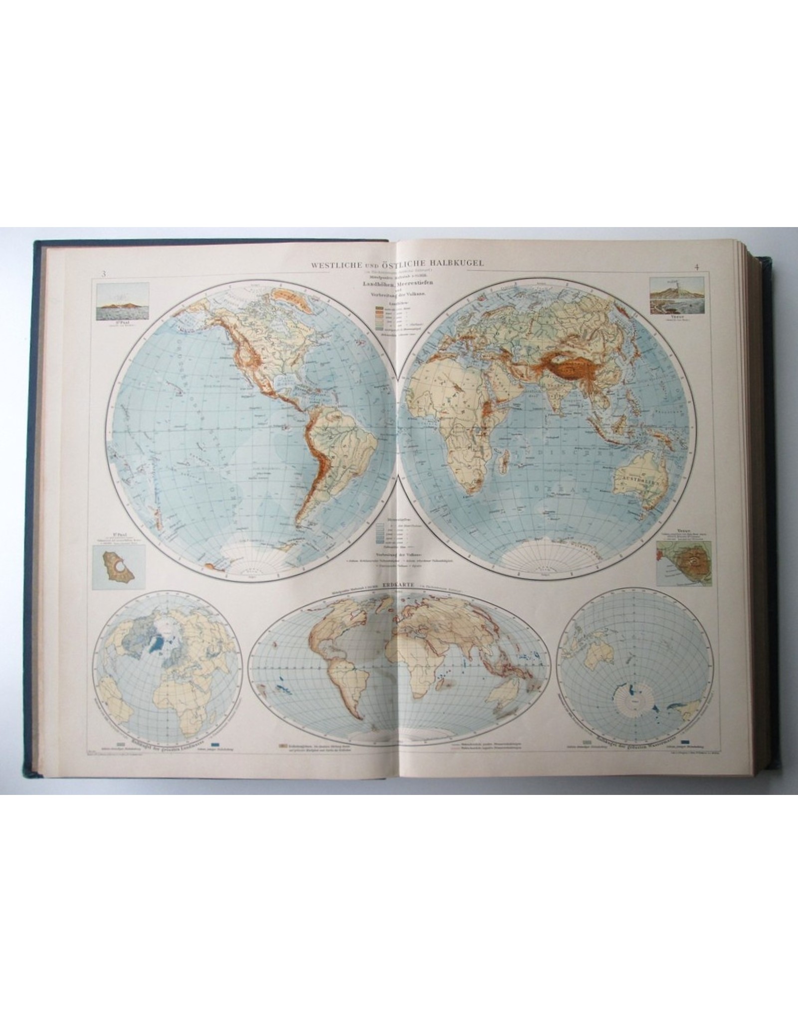 A. Scobel - Andrees Allgemeiner Handatlas in 139 Haupt- und 161 Nebenkarten / Jubiläumsausgabe.