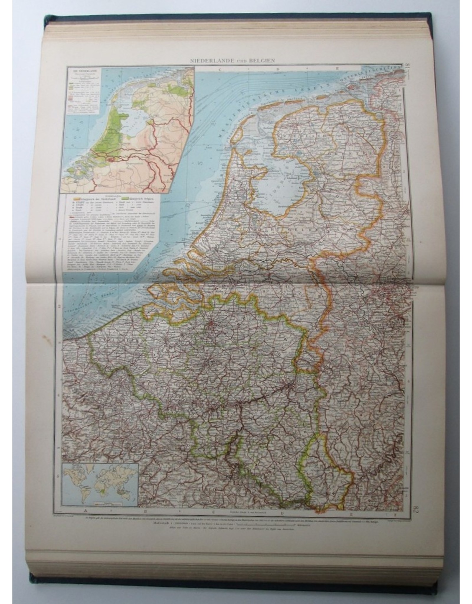 A. Scobel - Andrees Allgemeiner Handatlas in 139 Haupt- und 161 Nebenkarten / Jubiläumsausgabe.