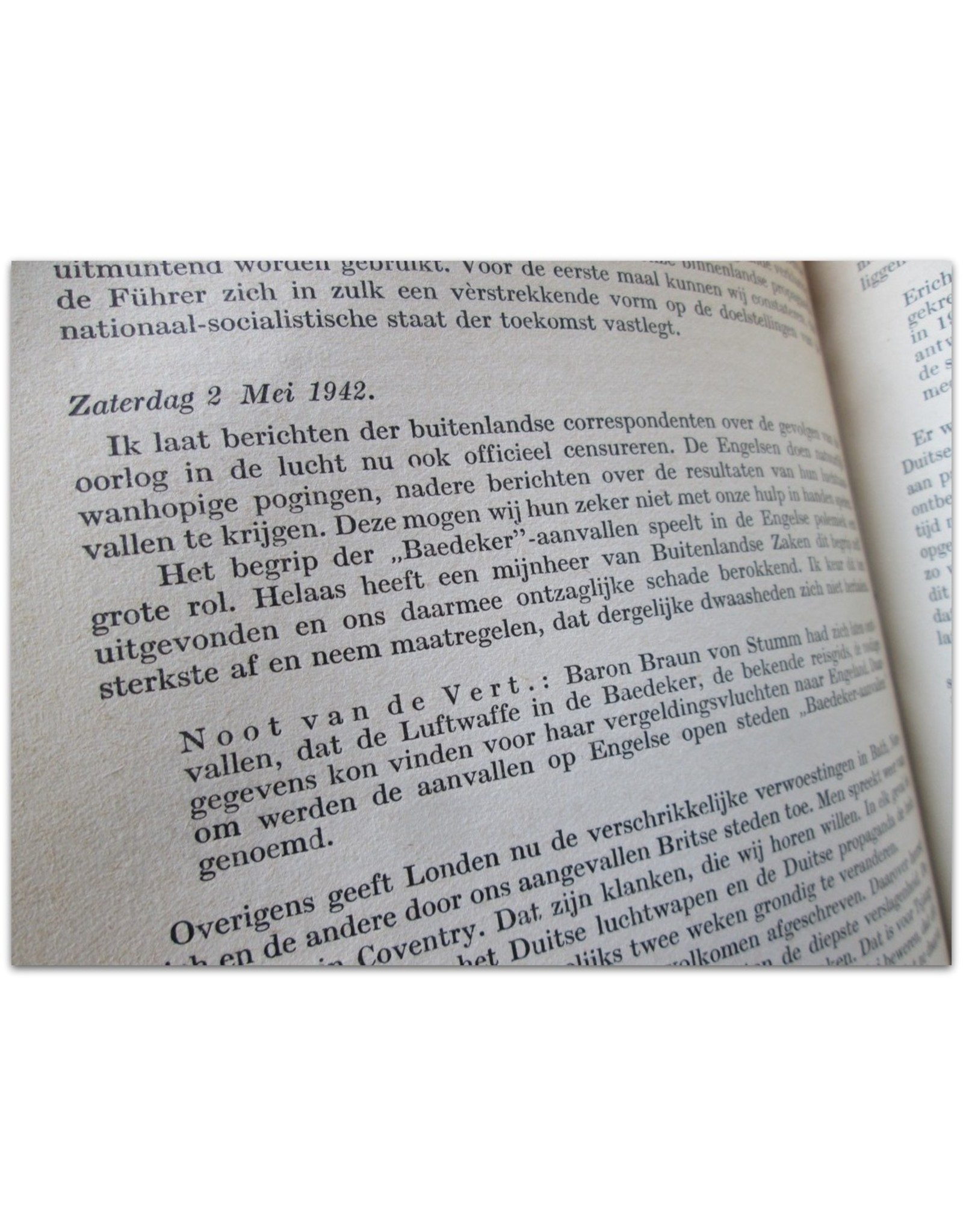 Joseph Goebbels - Dagboek van Joseph Goebbels. Ingeleid en van aantekeningen voorzien door Dr. Louis P. Lochner. Nederlandse vertaling [...]