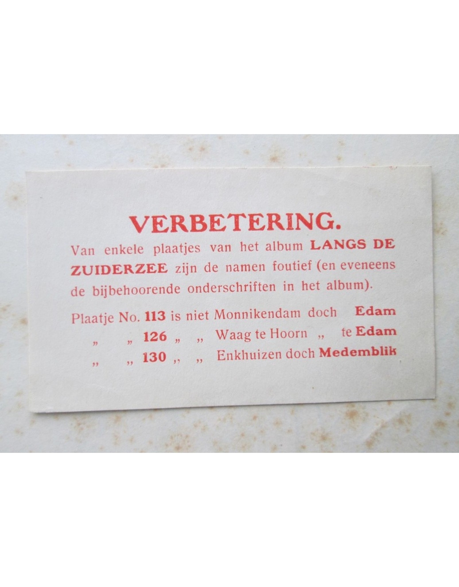 Jac. P. Thijsse - Langs de Zuiderzee: Te illustreeren met Verkade's plaatjes, naar teekeningen van L.W.R. Wenckebach, Jan Voerman Jr. [...]