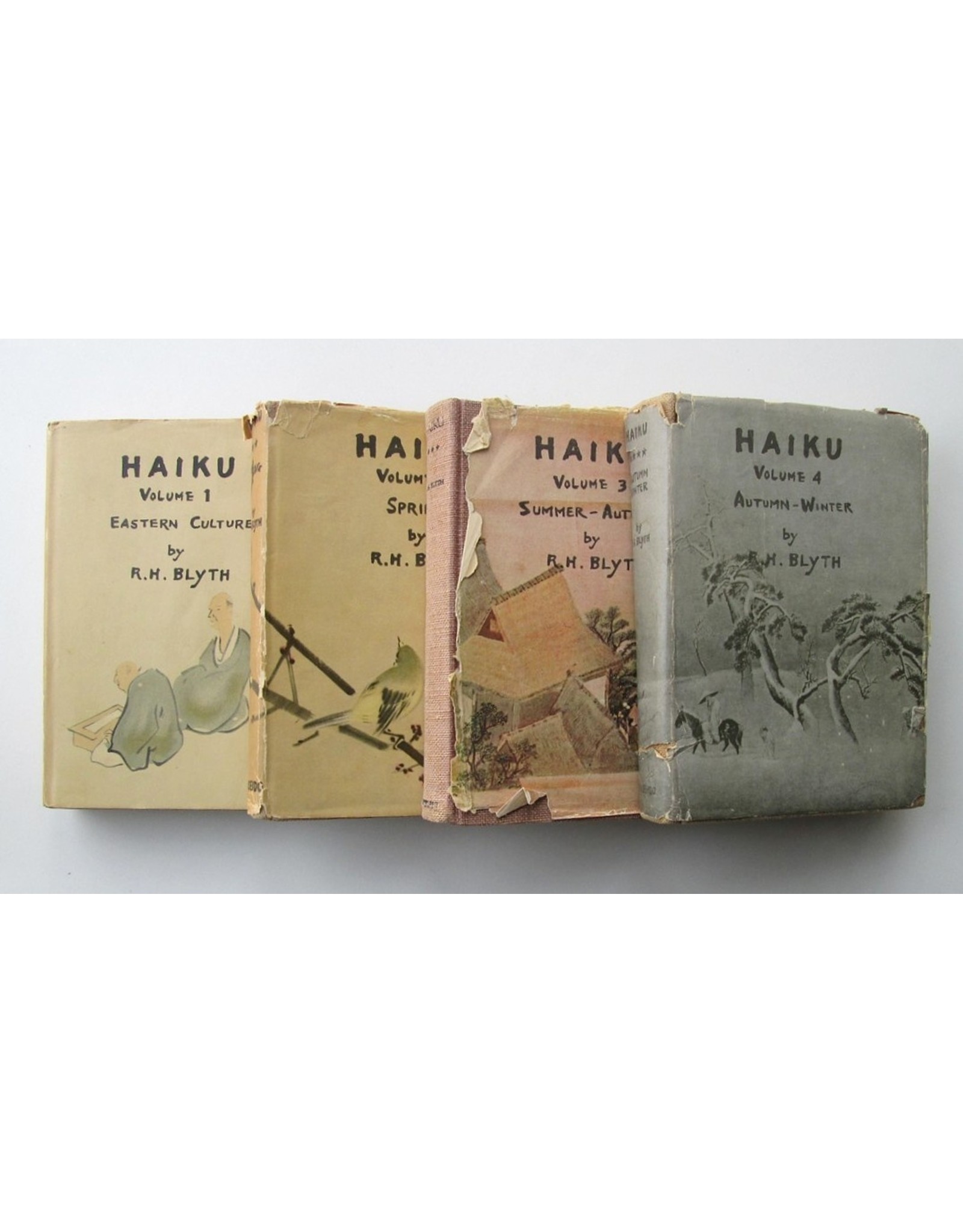 R.H. Blyth - Haiku in Four Volumes: Vol.I Eastern Culture; Vol. II Spring; Vol. III Summer / Autumn; Vol. IV Autumn / Winter