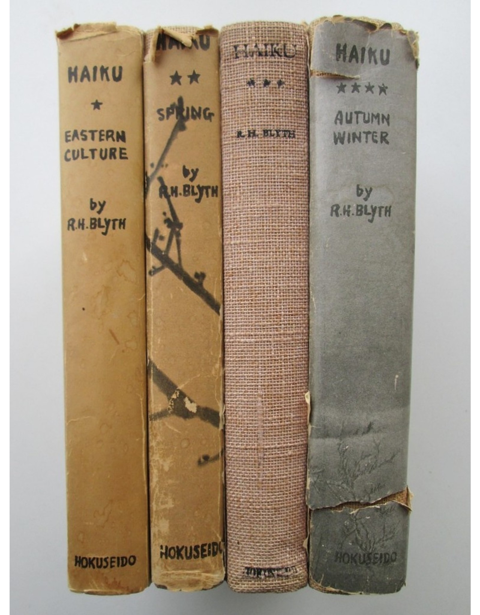 R.H. Blyth - Haiku in Four Volumes: Vol.I Eastern Culture; Vol. II Spring; Vol. III Summer / Autumn; Vol. IV Autumn / Winter