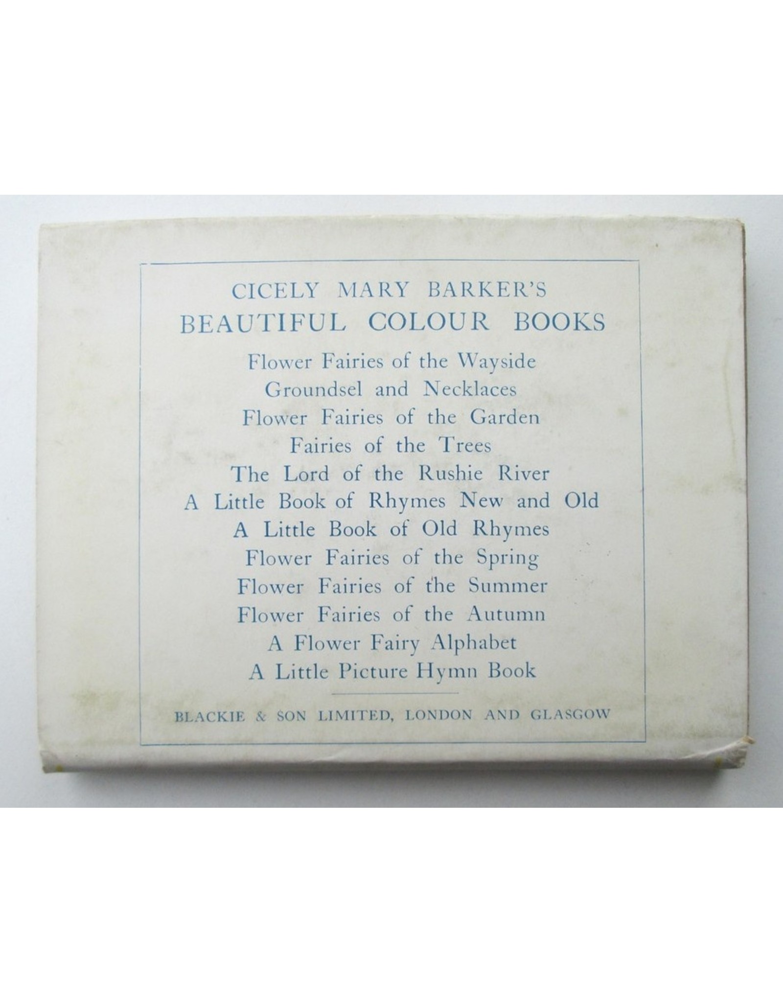 Cicely Mary Barker - Fairies of the Trees. Poems and pictures