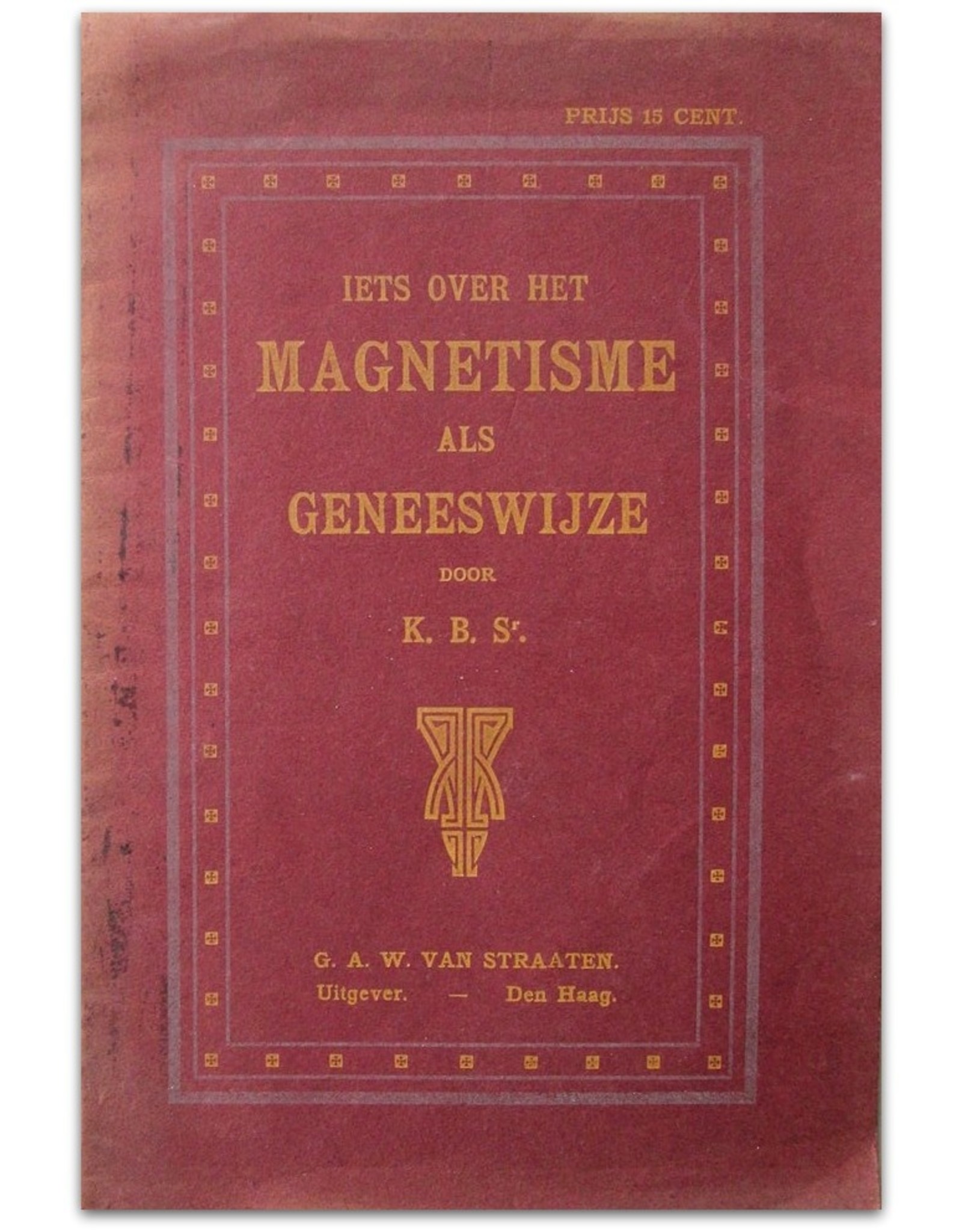 K.B.Sr. - Iets over het magnetisme als geneeswijze