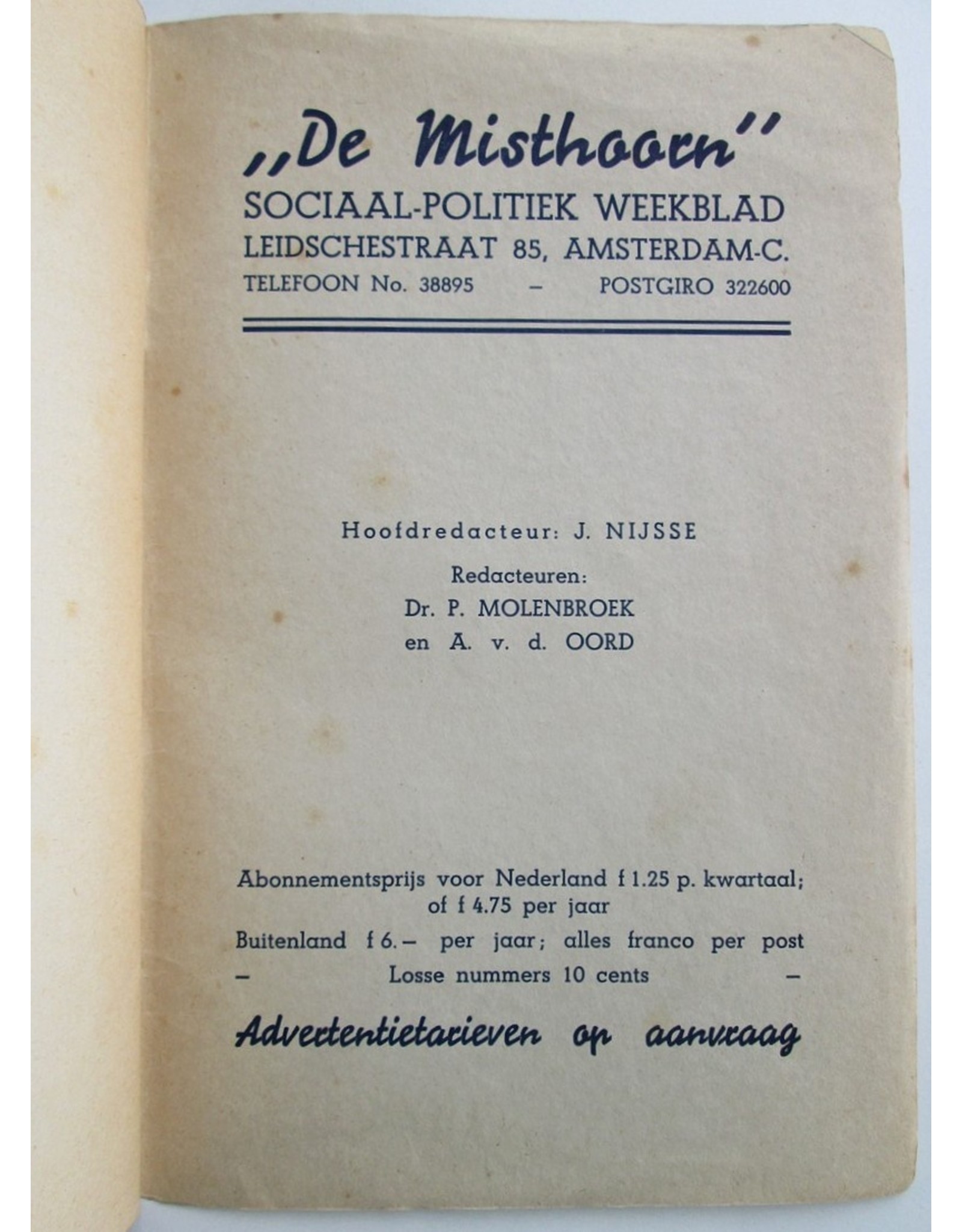 Misthoorn-serie No 5. De protocollen van de wijzen van Sion. Tekstvertaling  J. Nijsse (Jan Stoutenburg). Met inleiding van Dr. P. Molenbroek