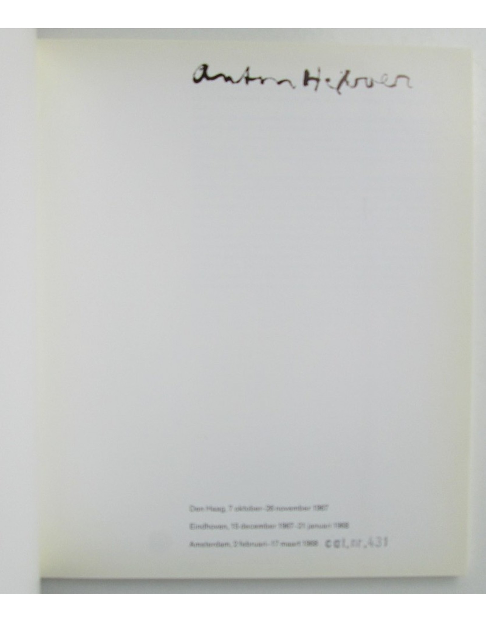 J.L. Locher - Anton Heyboer. Catalogus 431