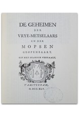 [Gabriel-Louis Pérau] - De Geheimen der Vrye-Metselaars en der Mopsen geopenbaart [Reprint in] : Thoth. Tijdschrift voor Vrijmetselaren, [...]