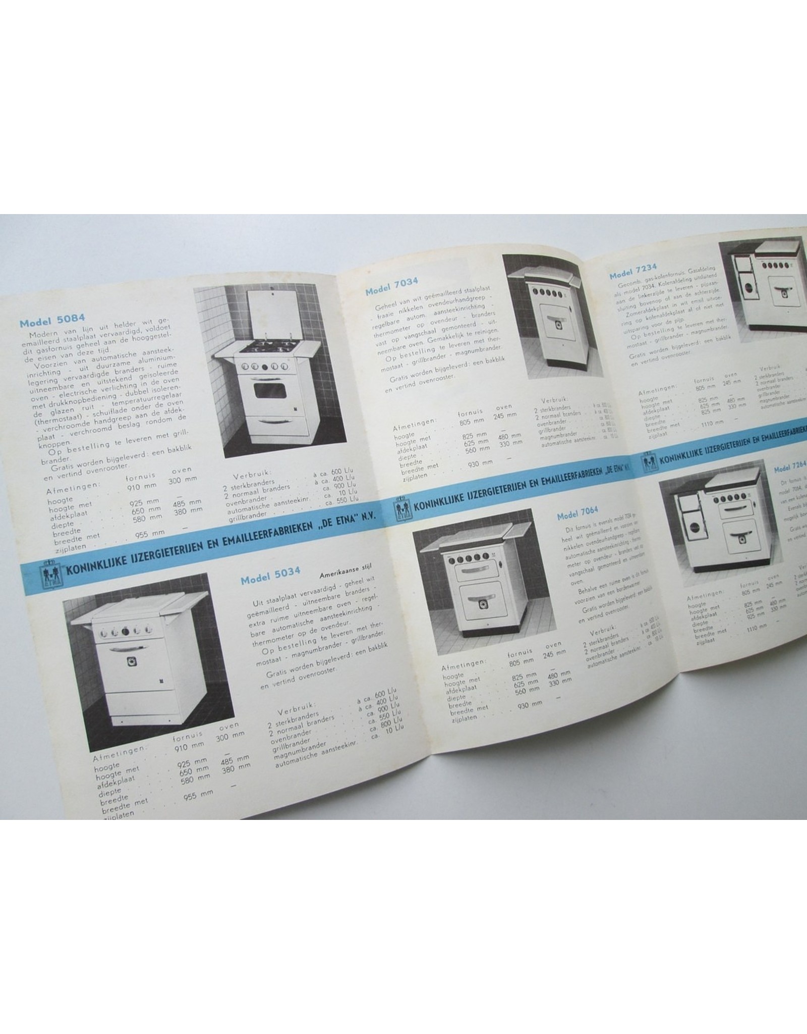 [3 brochures of ETNA Gas Cookers and Stoves]