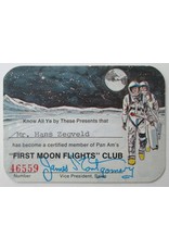 James Montgomery - Pan Am's First Moon Flights Club [membership card]