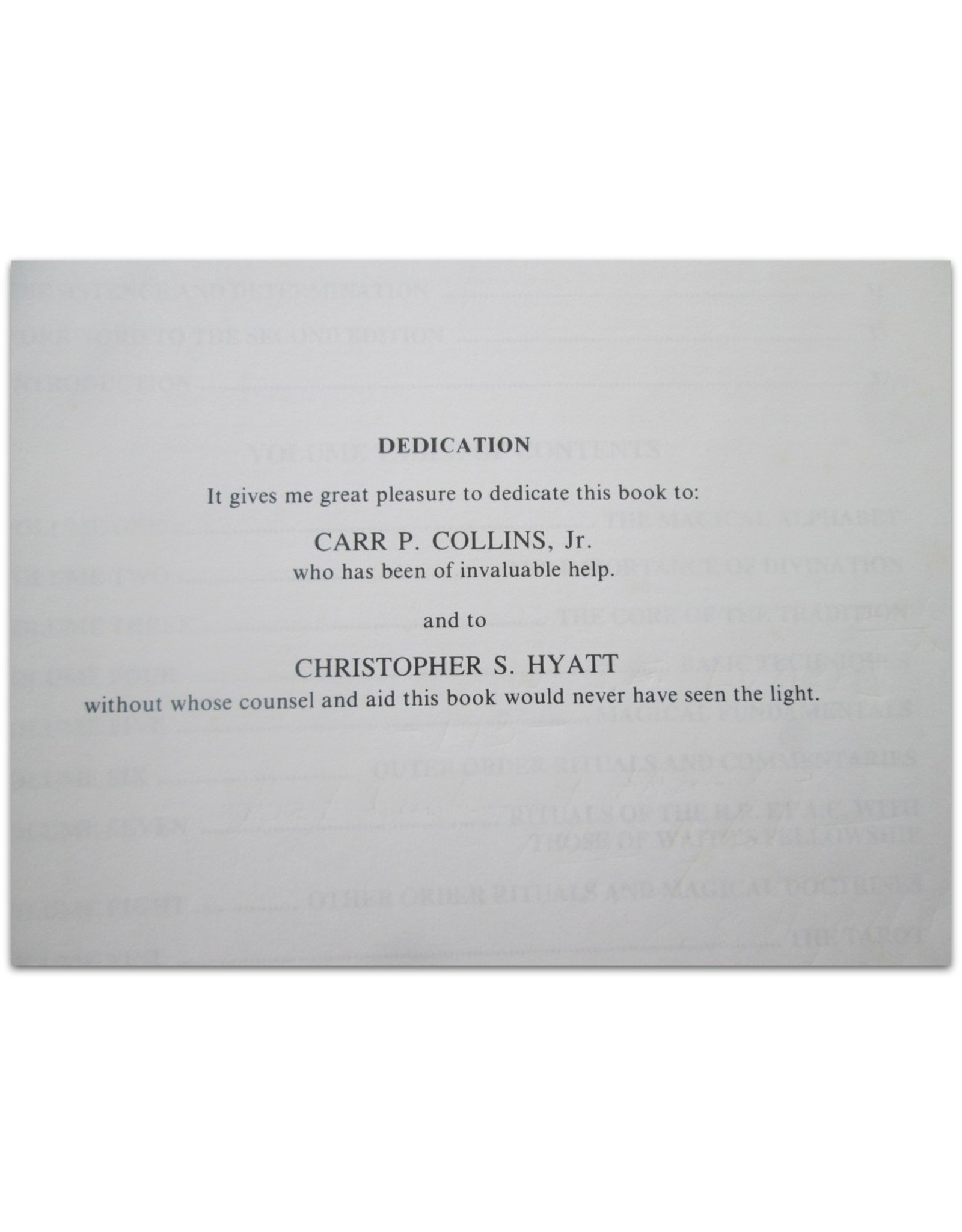 Israel Regardie - The Complete Golden Dawn System of Magic. Foreword by Christopher S. Hyatt, PHD. [Second Revised Limited Edition]