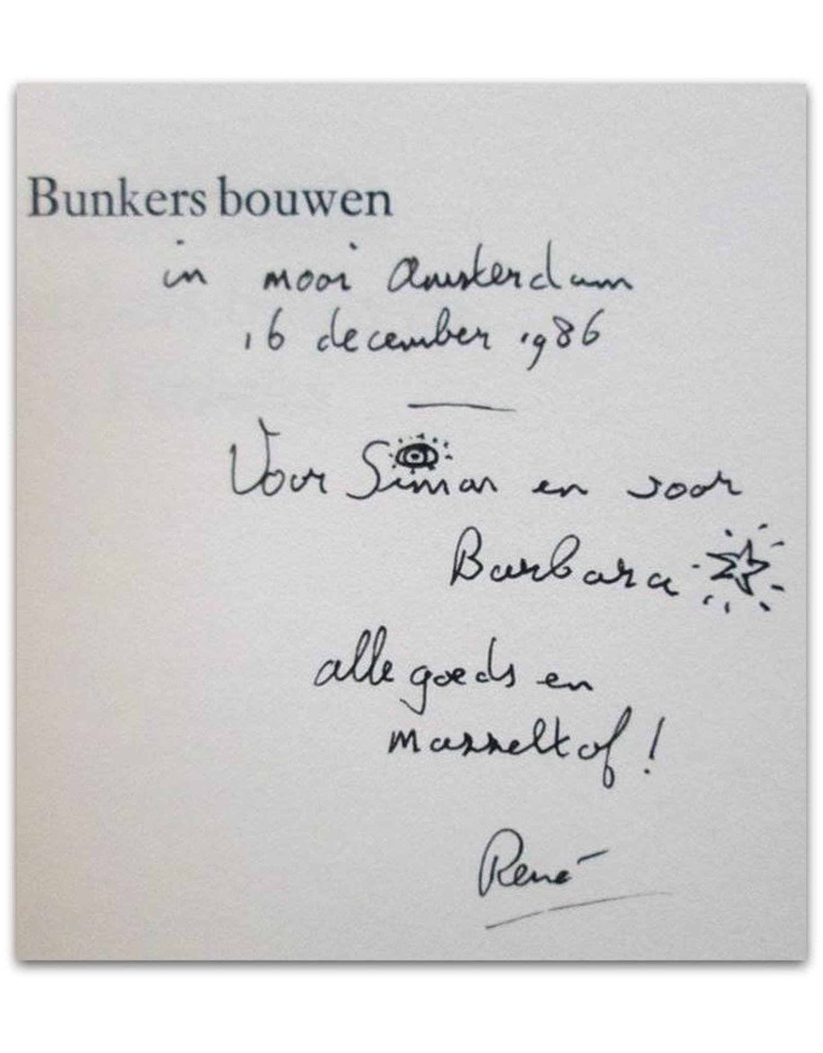 René Stoute - Bunkers bouwen. Verhalen