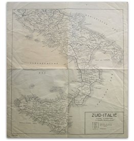 [Map of] Zuid-Italië - c. 1930