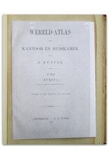 J. Kuyper - Wereld-Atlas voor Kantoor en Huiskamer [in Honderd Kaarten. 1e & 2e Deel; Europa & Azië, Afrika, Amerika en Australië]