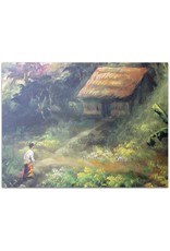 [J.H.] - [Painting: Oriental landscape with washerwomen]