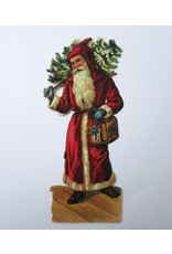 [Christmas]: [Album pictures featuring two Santa Claus figures in chromolithography]