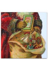 [Christmas]: [Album pictures featuring two Santa Claus figures in chromolithography]