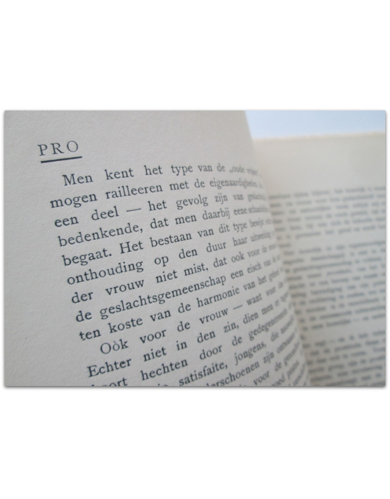 Dr. W.H. Mansholt & E.A. Keuchenius - "Pro en Contra" Serie II.No. 4: Reglementeering der Prostitutie