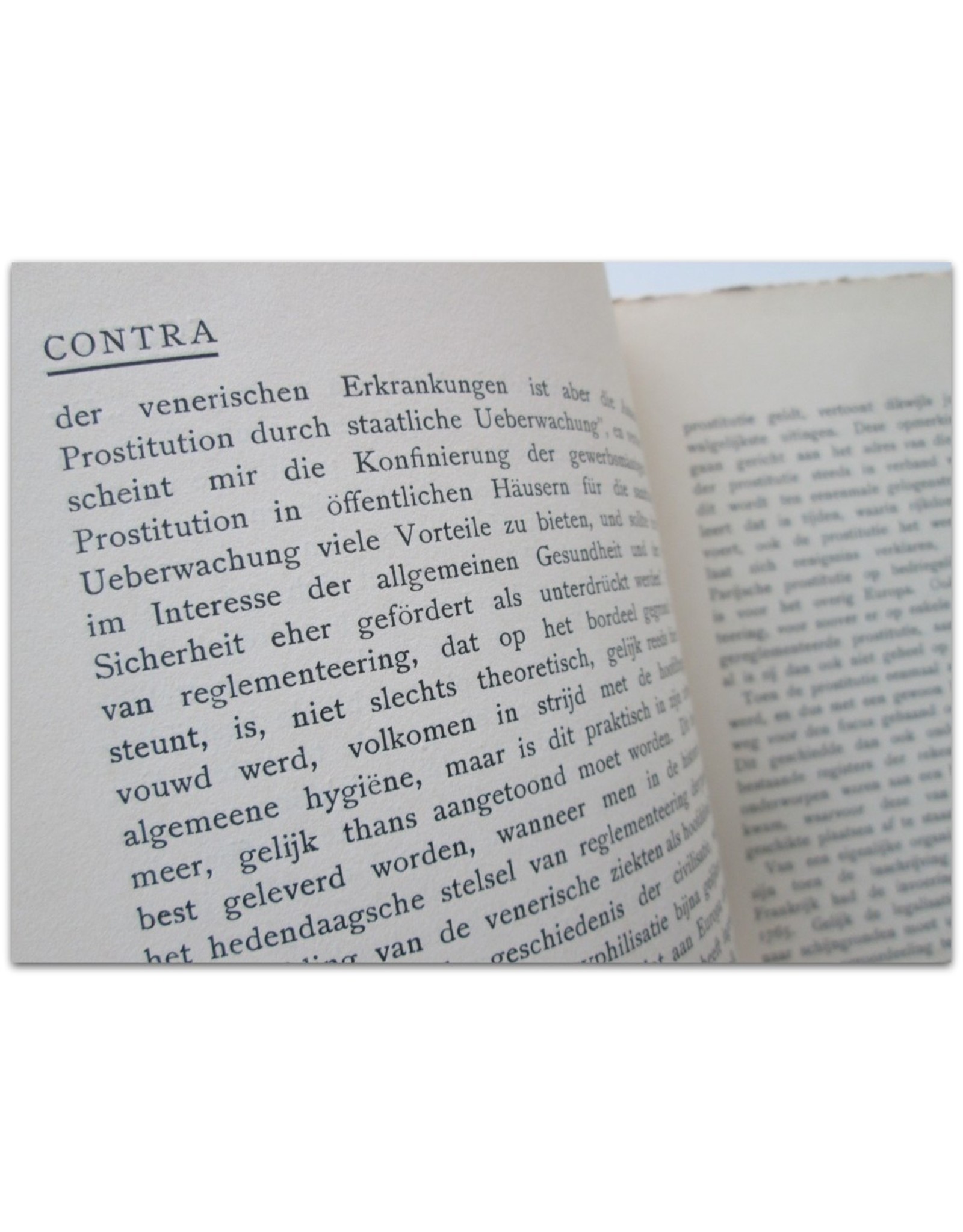 Dr. W.H. Mansholt & E.A. Keuchenius - "Pro en Contra" Serie II.No. 4: Reglementeering der Prostitutie