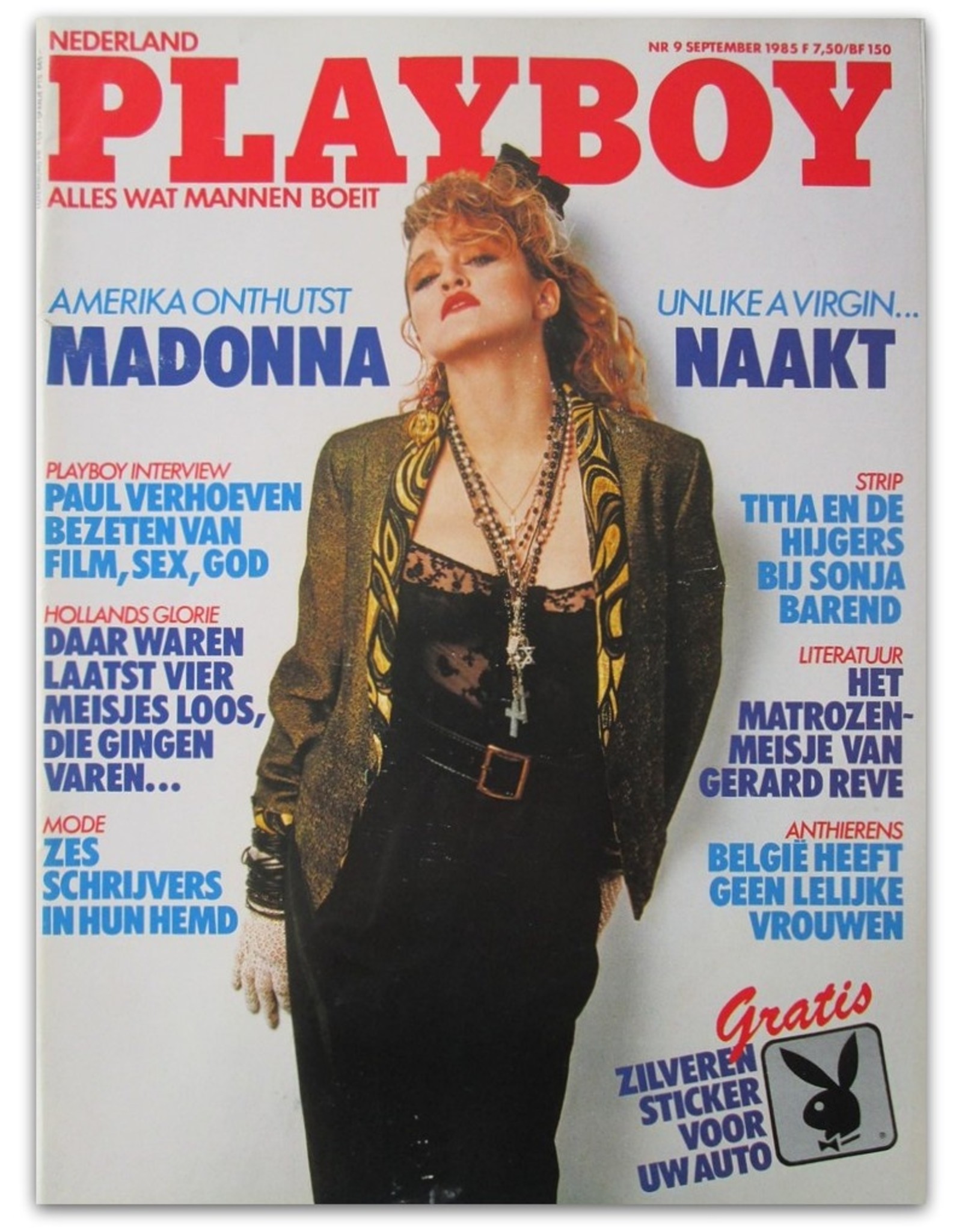 Jan Heemskerk [ed.] -  Playboy Nr. 9: September. Unlike a virgin... Madonna Naakt