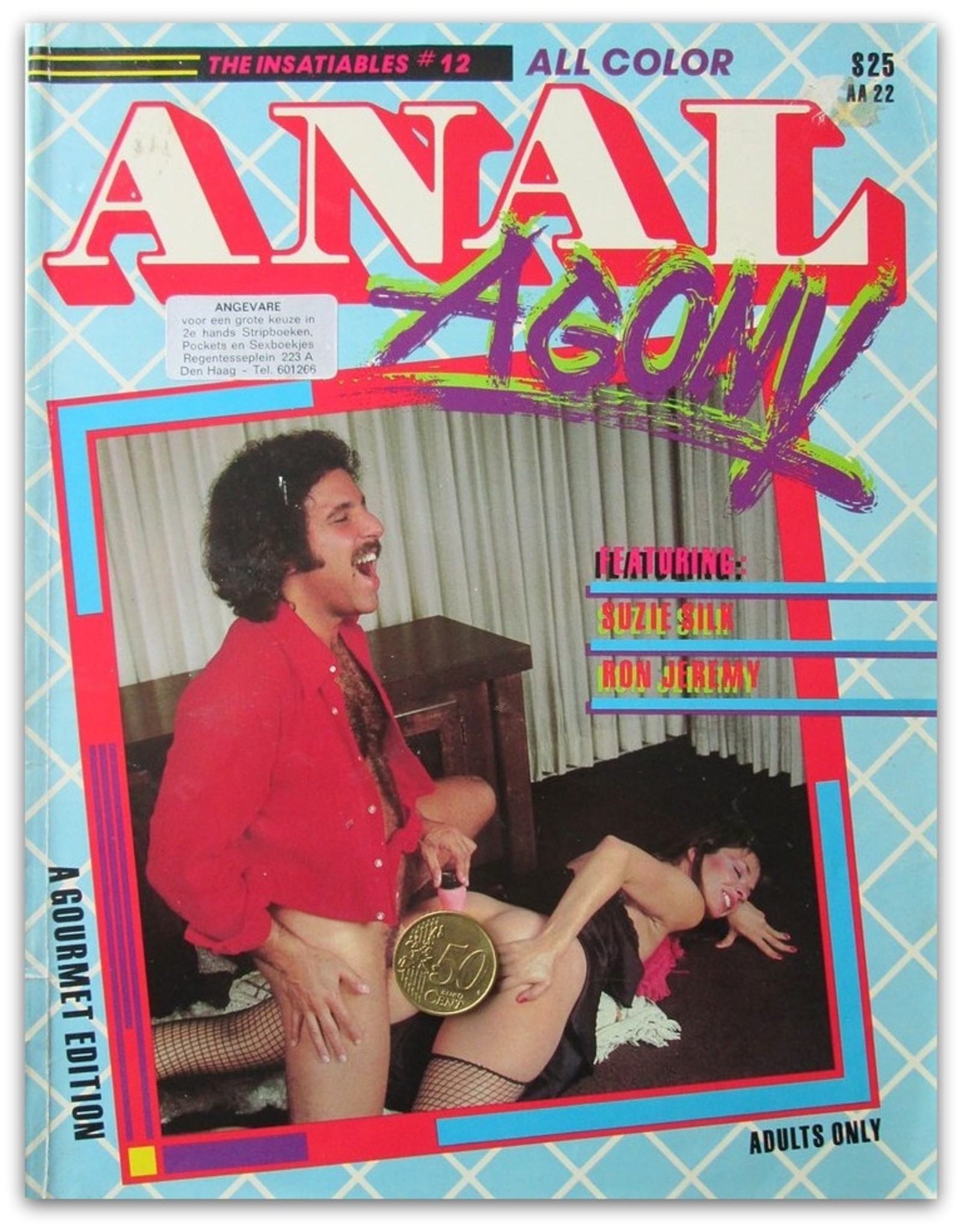 Ron Jeremy & Suzie Silk - Anal Agony. The Insatiables # 12. All Color. Adults Only