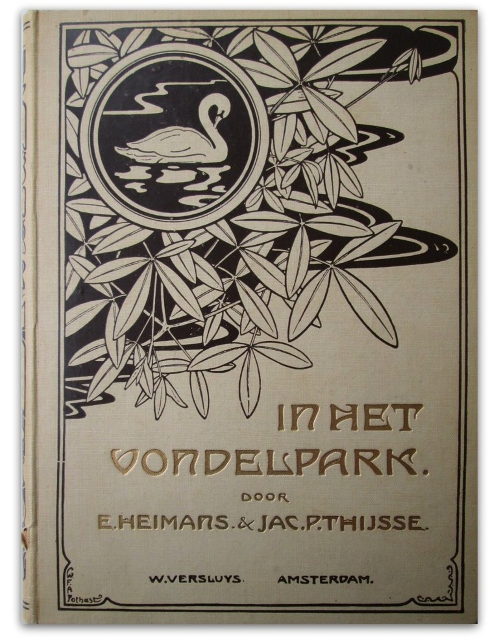 E. Heimans & Jac. P. Thijsse - In het Vondelpark. Met 39 illustraties en twee plattegronden