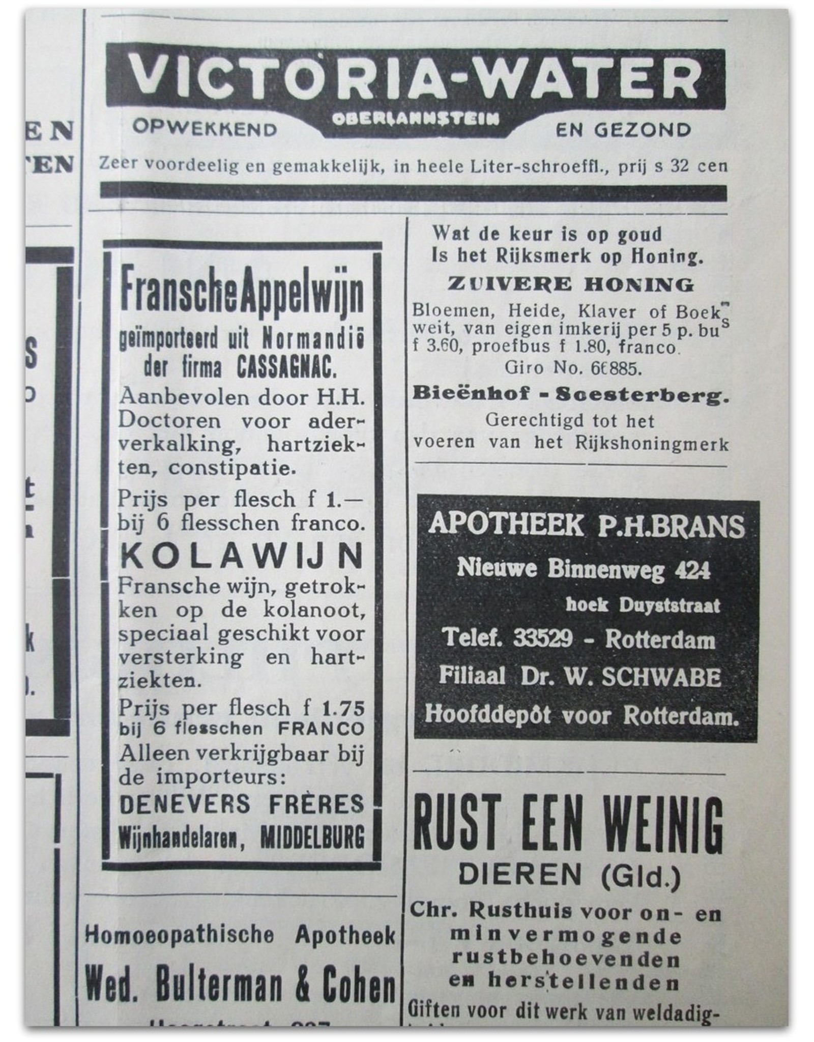 Dr. Med. J. Voorhoeve [red.] - De Dokter in Huis. Populair Tijdschrift voor de Volksgezondheid. Veertiende jaargang (1933)