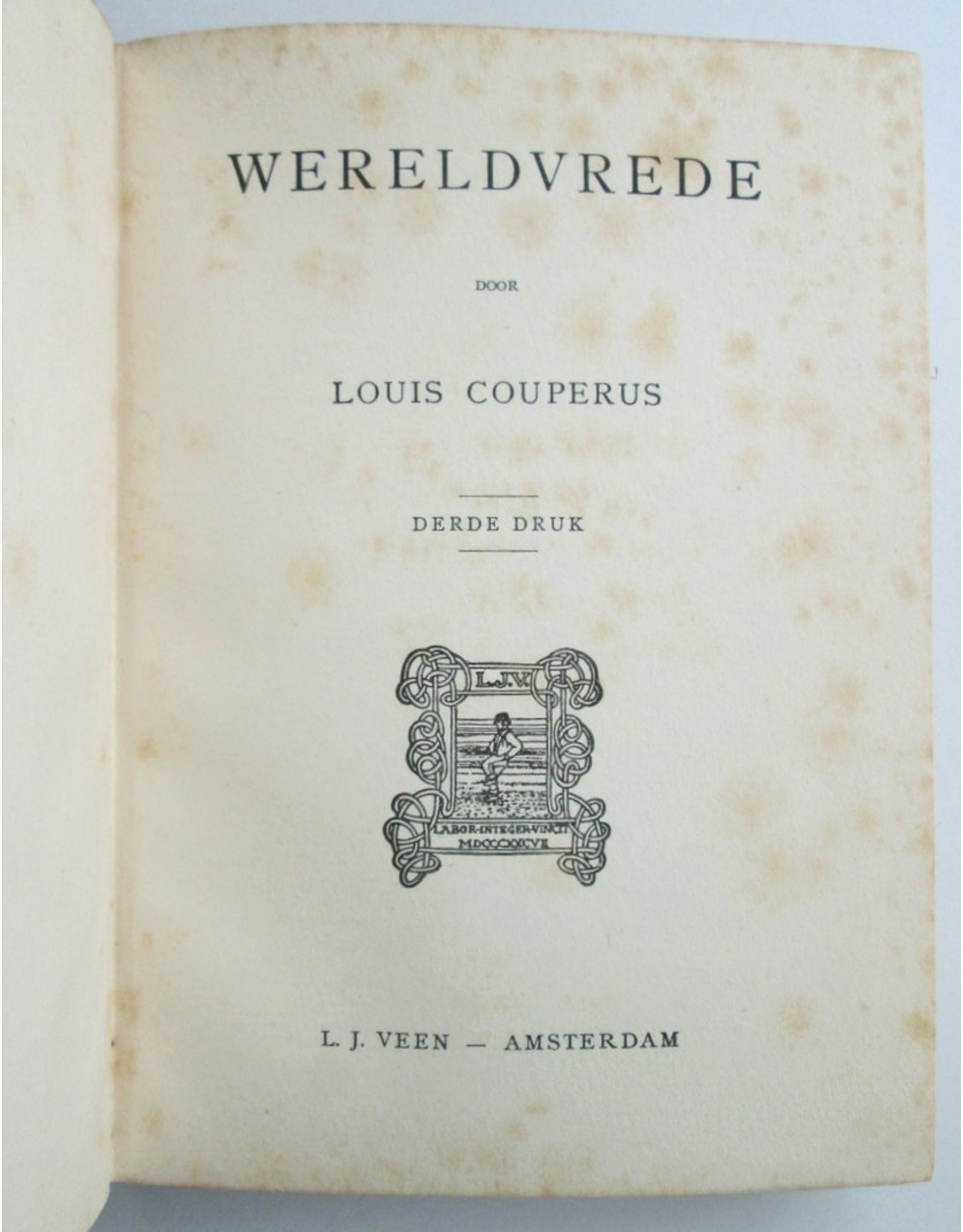 Louis Couperus - Wereldvrede. Derde druk