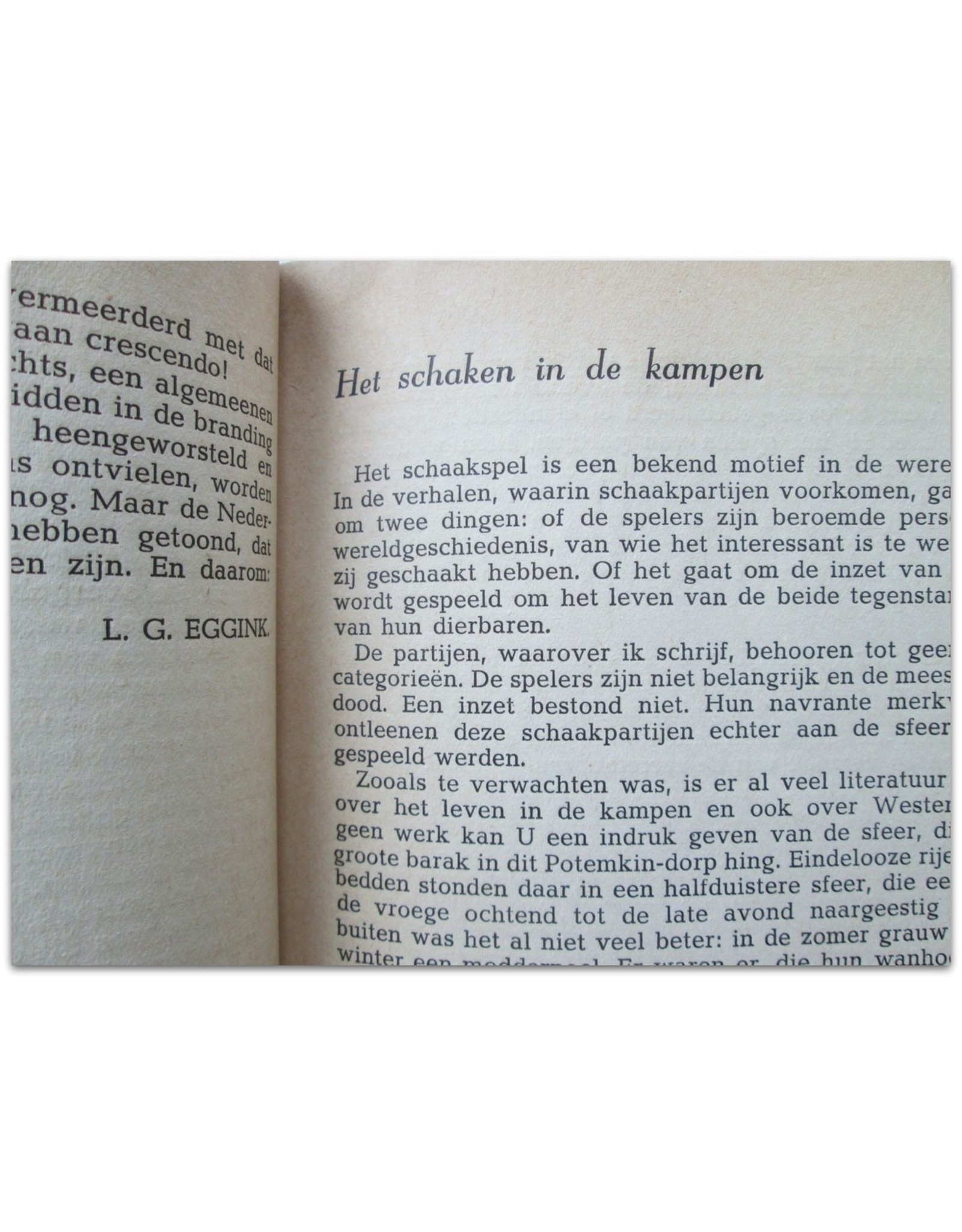 L.G. Eggink & W.A.T. Schelfhout [ed.] - Partij verloren... Gedenkboek ter herinnering aan de schakers in Nederland die tijdens de Bezetting heengingen